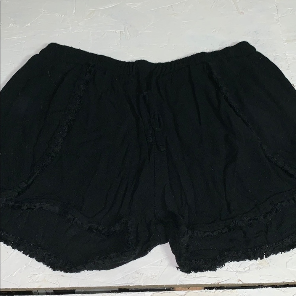 Frayed edge shorts